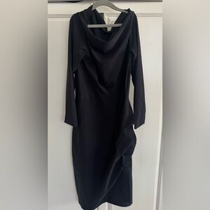 Chiara Boni Black Long Sleeve Dress